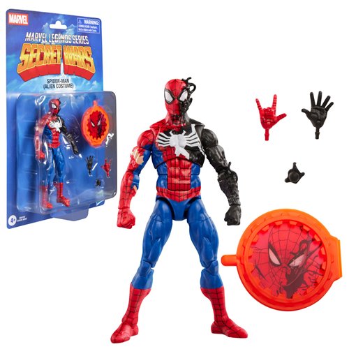 Spider-Man (Alien Costume) - Secret Wars Marvel Legends Wave 2