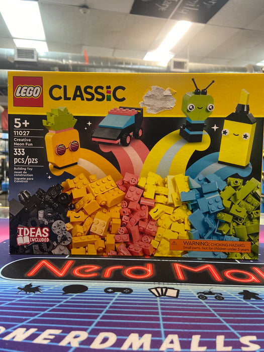 LEGO Classic Creative Neon Fun Creative Brick Box Set 11027