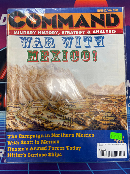 Command Game Supplement Issue #40 (War With Mexico)