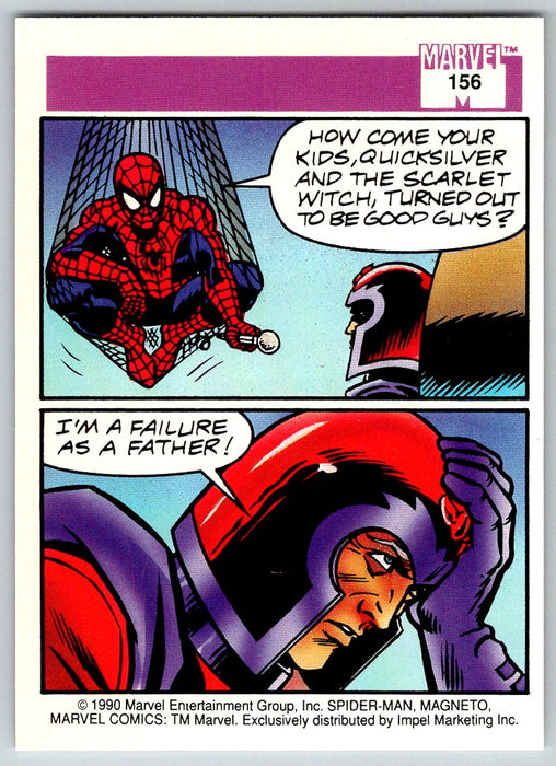 1990 Impel Marvel Universe I #156 Magneto
