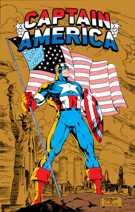 Captain America By Mark Gruenwald Omnibus Vol. 2 Ron Lim Anniversary Cover