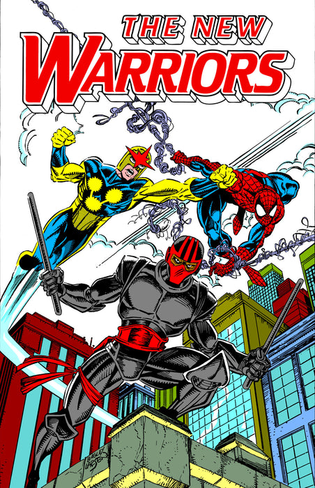 New Warriors: Nova & Night Thrasher Omnibus Mark Bagley Cover [Dm Only]