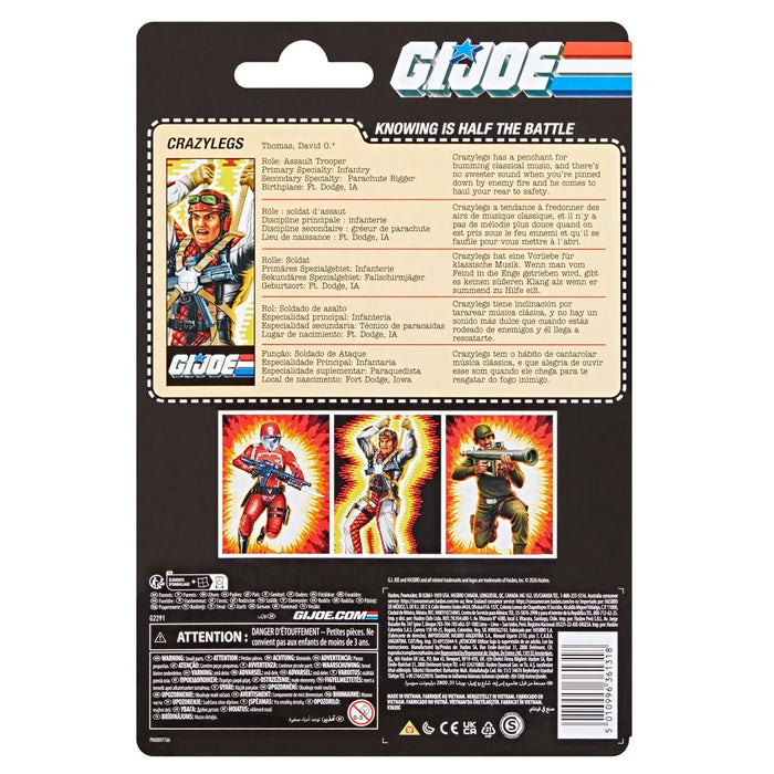 Crazylegs - GI Joe Classified Series Wave 7 (Retro Card)