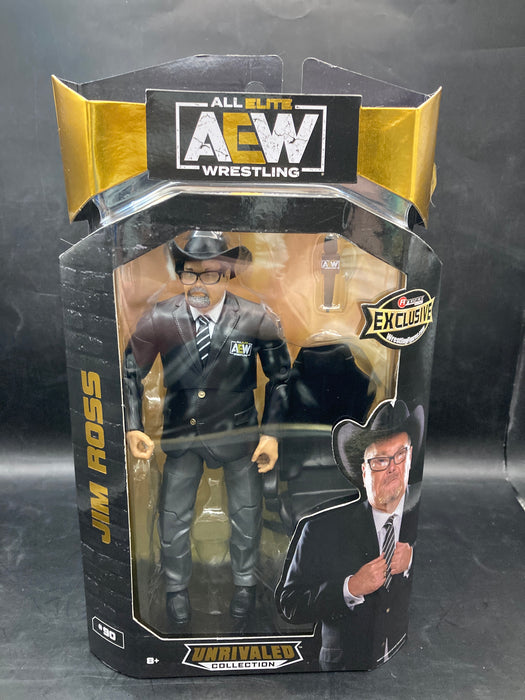 AEW Ringside Exclusive Announcer Jim Ross Action Figure