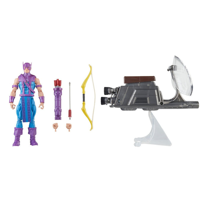 Avengers 60th Anniversary Marvel Legends Hawkeye with Sky-Cycle