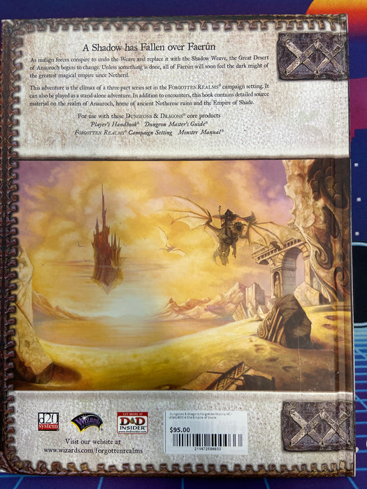 Dungeons & Dragons Forgotten Realms HC - ANAUROCH The Empire of Shade