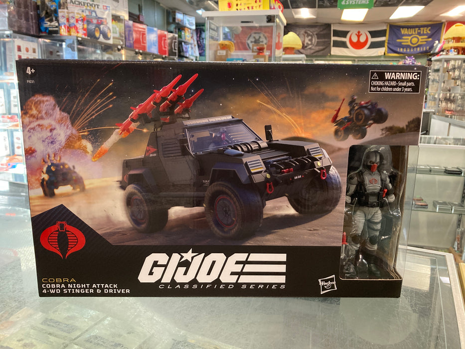 GI Joe Classified Cobra Night Attack 4-WD Stinger & Driver