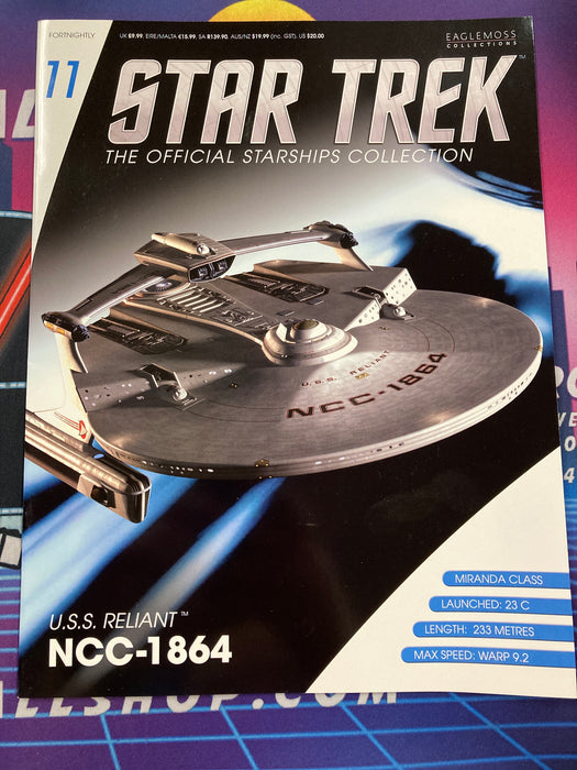 Star Trek Official Starships Collection USS Reliant NCC-1864