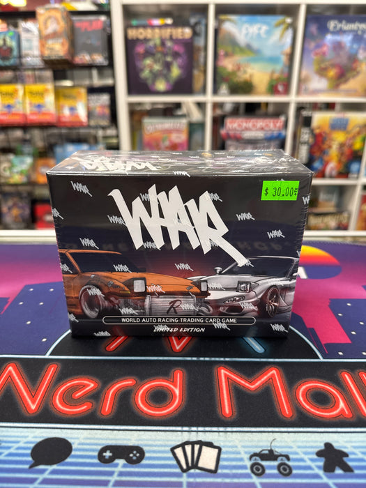 WAR World Auto Racing Trading Card Game (Sealed)