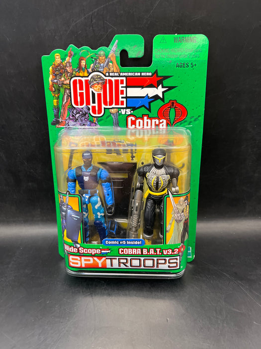 GI Joe vs. Cobra: Spy Troops Wide Scope & Cobra B.A.T. v3.2 2-Pack