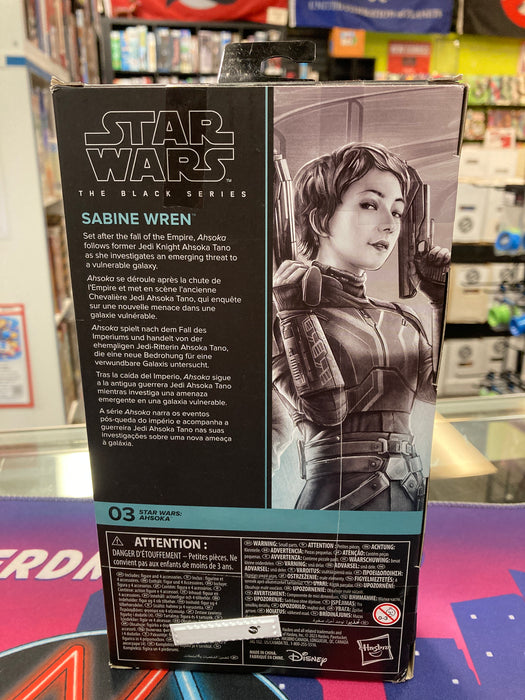 Star Wars The Black Series Star Wars: Ahsoka Sabine Wren 6-in Action Figure