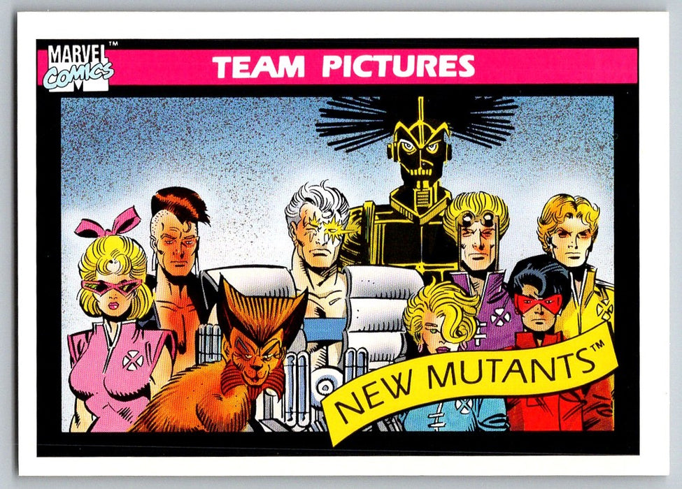 1990 Impel Marvel Universe I #142 New Mutants