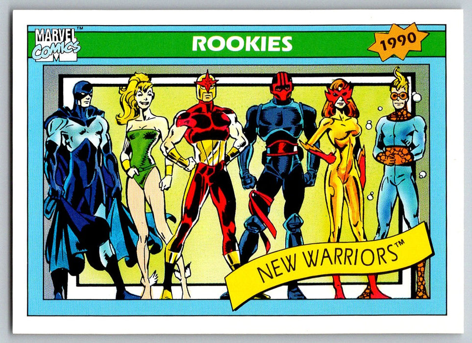 1990 Impel Marvel Universe I #85 New Warriors