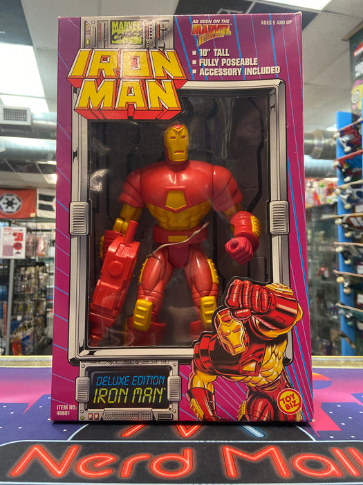 Toy Biz Marvel Comics Deluxe Edition Iron Man Action Figure 10'' 1994
