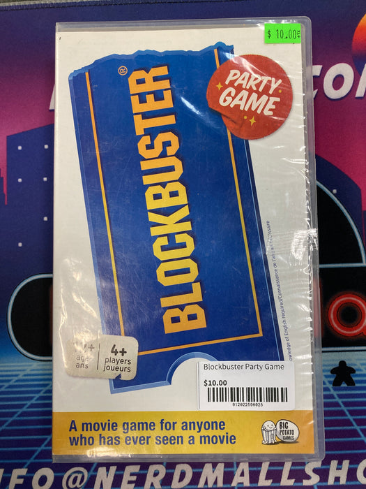 Blockbuster Party Game
