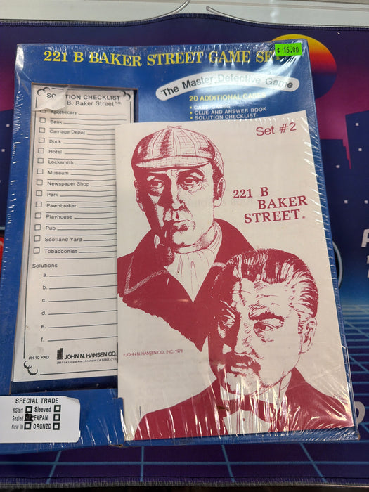 221 B Baker St Game Set #2 (Sealed)