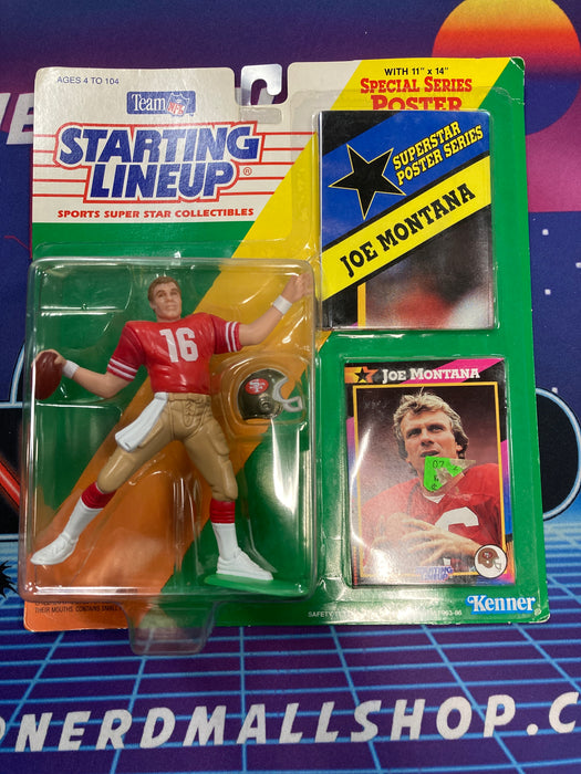 Starting Lineup 1992 Football Joe Montana