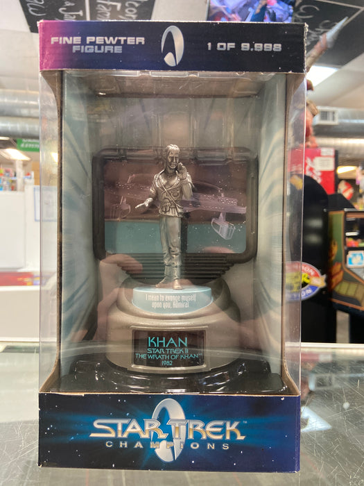 Star Trek Champions Fine Pewter Figure Khan