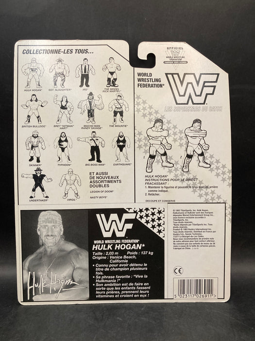 Hasbro WWF Hulk Hogan BWR Card [Non English]