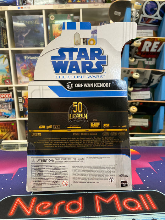 Lucasfilm 50th Anniversary Star Wars Clone Wars Obi-Wan Kenobi