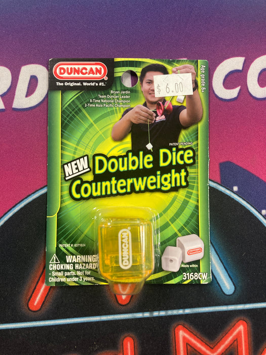Counterweight Duncan Double Dice Yellow