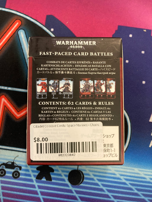 WH 40K Citadel Combat Cards Space Marines Chaos