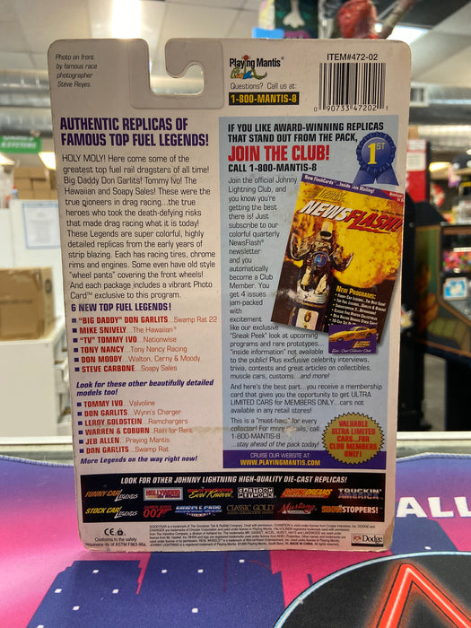 Johnny Lightning Top Fuel Legends The Hawaiian Mike Snively