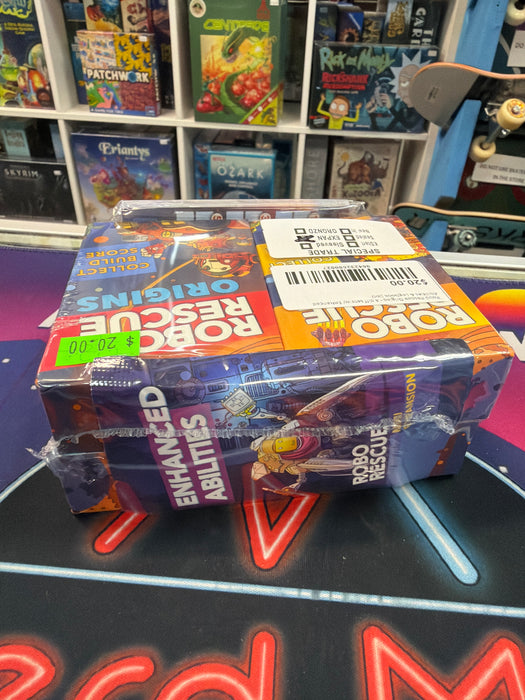 Robo Rescue Origins - 4 diff sets w/ Enhanced Abilities & Logbook (lot)