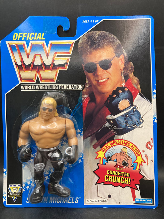 Hasbro WWF Shawn Michaels [Black Trunks] Blue Card