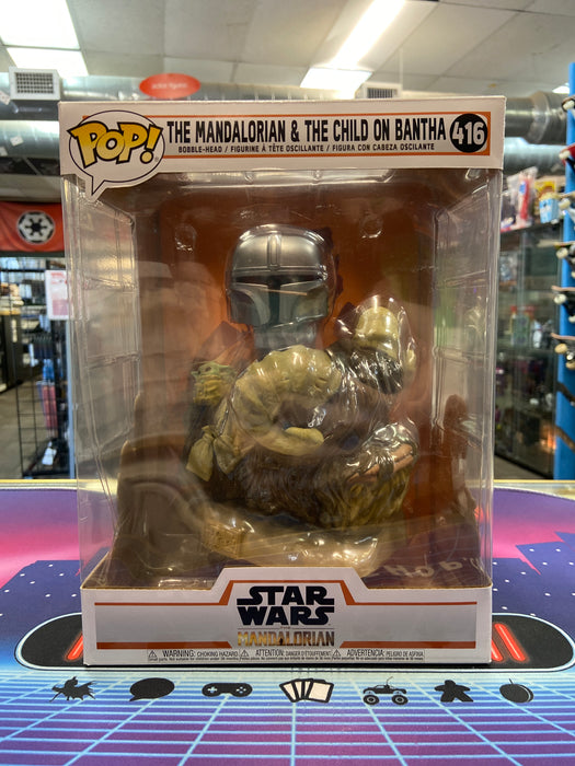 POP Star Wars: Mandalorian - Mandalorian and Child on Bantha