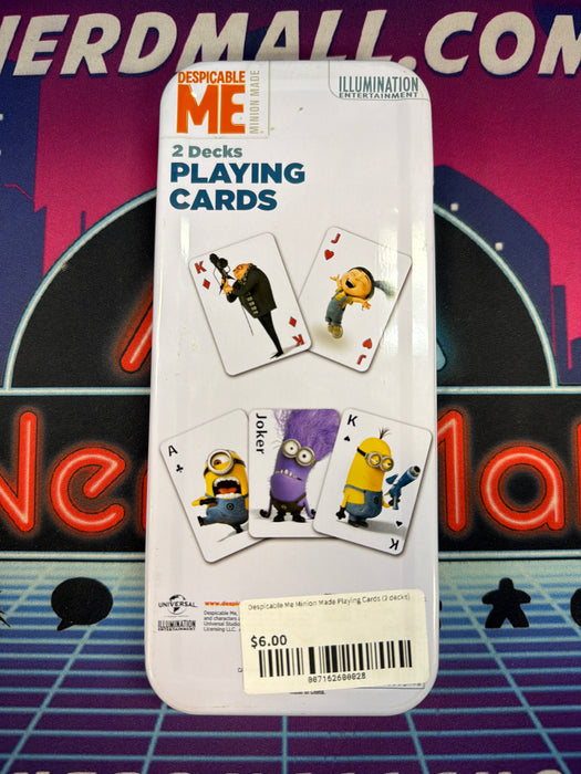 Despicable Me Minion Made Playing Cards (2 decks)