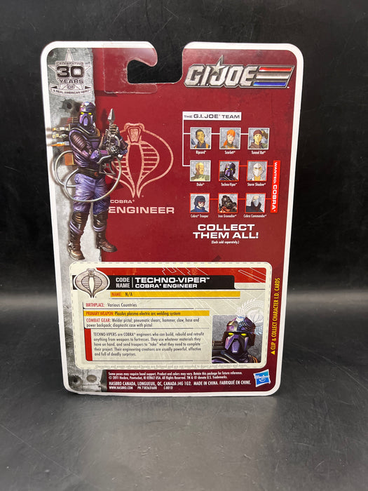 GI Joe 30th Anniversary Techno-Viper Cobra Engineer