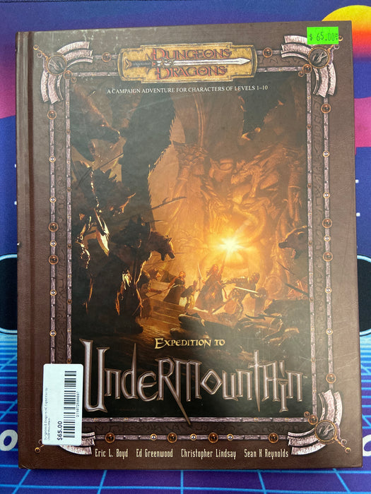 Dungeons & Dragons HC Expedition to Undermountain