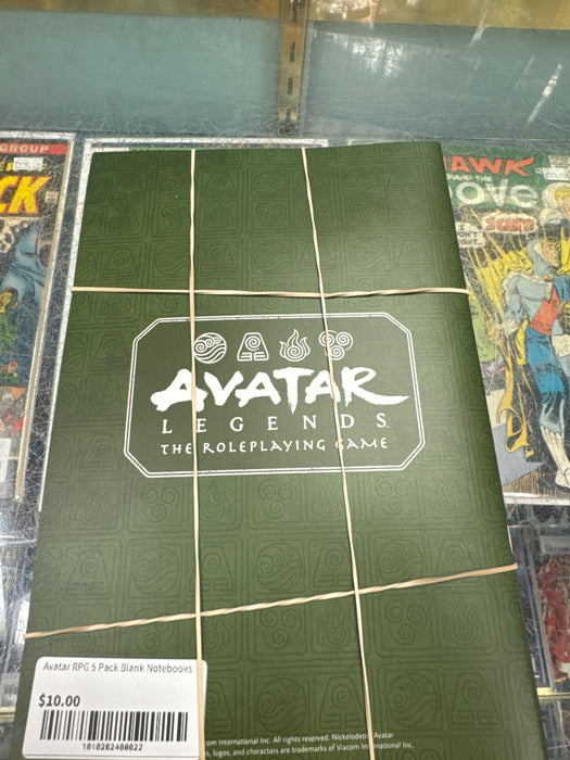 Avatar RPG 5 Pack Blank Notebooks