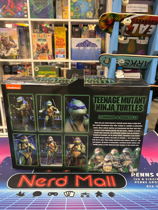 NECA Teenage Mutant Ninja Turtles Leonardo & Donatello 2-pack