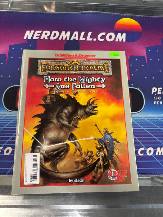 Advanced Dungeons & Dragons Forgotten Realms SC How the Mighty Are Fallen 9540