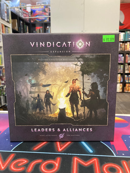 Vindication W/ Leaders & Alliances - Myths & Wonders Exp -Sleeved