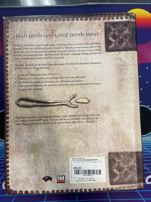 D&D Forgotten Realms Campaign Settings HC ©2001