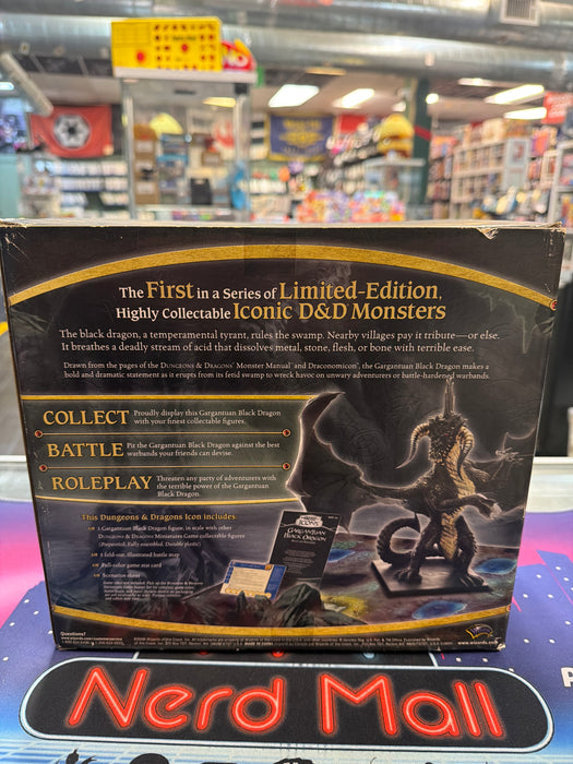 Dungeons & Dragons Icons Gargantuan Black Dragon