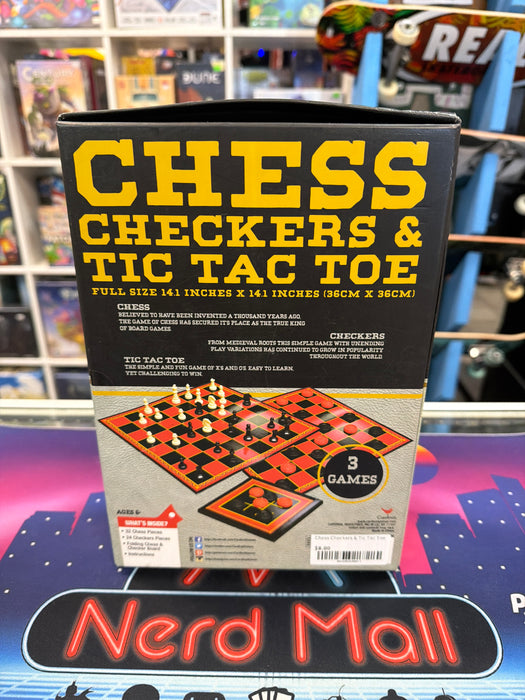 Chess Checkers & Tic Tac Toe