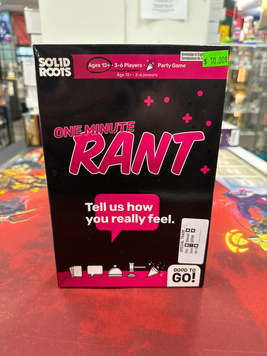 One Minute Rant (Sealed)