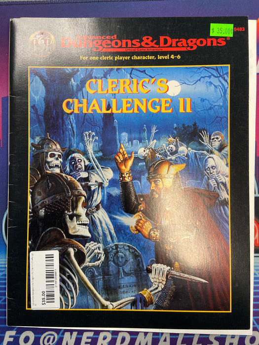 Advanced Dungeons & Dragons SC Cleric's Challenge II