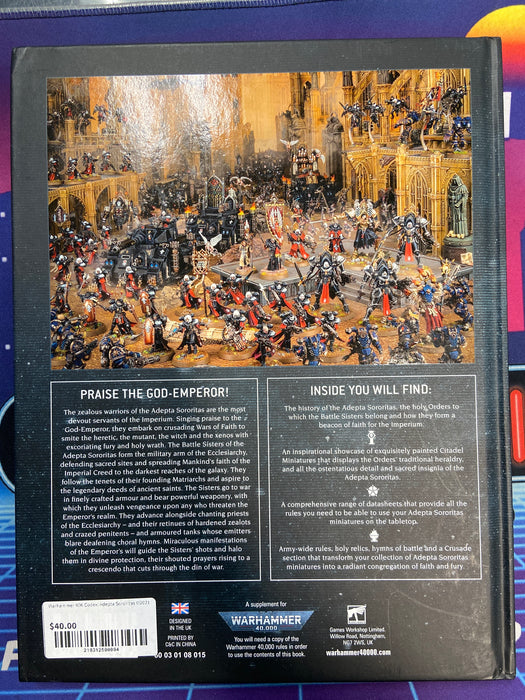 Warhammer 40K Codex: Adepta Sororitas ©2021