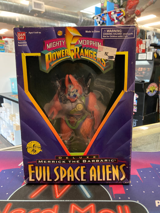 1995 Bandai Mighty Morphin' Power Rangers Evil Space Aliens Deluxe Merrick the Barbaric