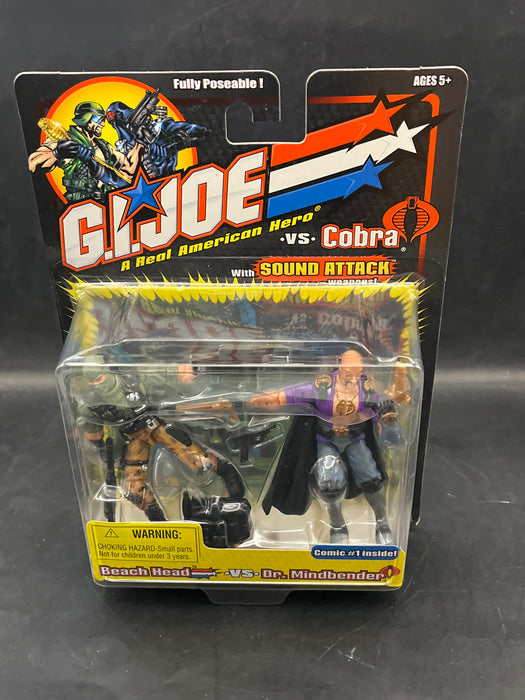GI Joe vs. Cobra Beach Head vs. Dr. Mindbender 2-Pack