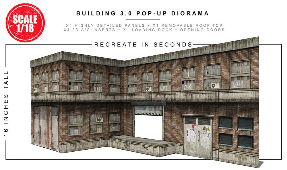 Building 3.0 Pop-Up Diorama 1:18 Scale