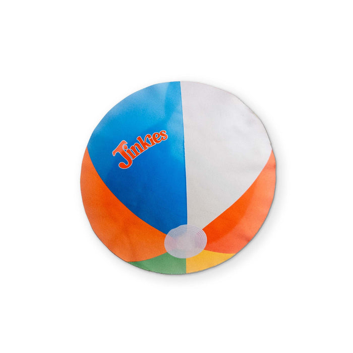 Jinkies-A BEACH BALL YOU CAN CLEAN YOUR GLASSES WITH