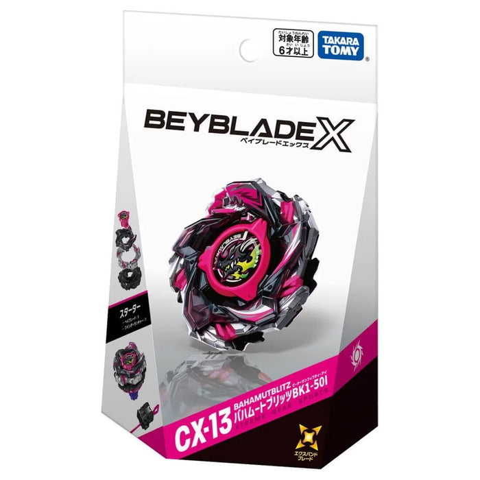 Takara Tomy Beyblade X CX-13 Starter BahamutBlitz BK1-50I
