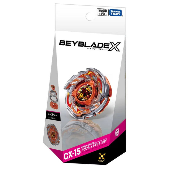Takara Tomy Beyblade X CX-15 Booster RagnaRage FE4-55Y