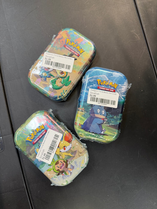 Pokémon Tins & Boxes (No Cards)
